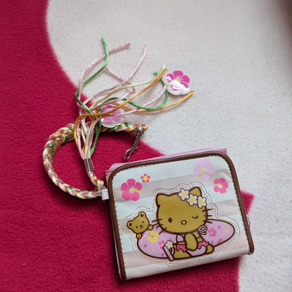 Hello Kitty Pink Tan Kitty Wallet Hawaii